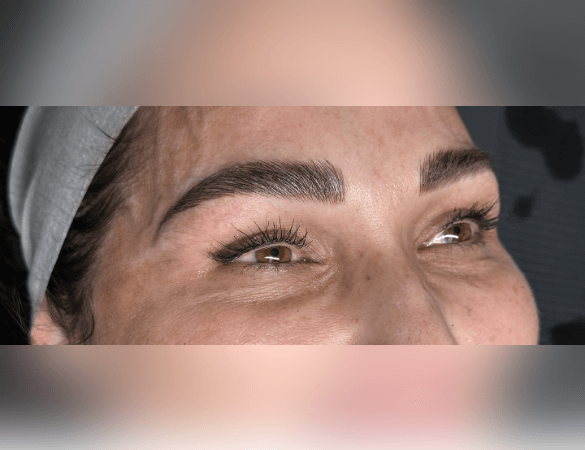 Natural Brow Shaping & Microblading Results